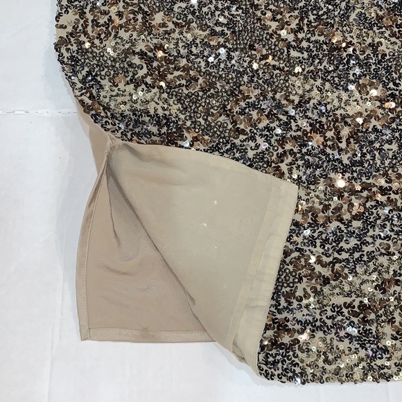 JOIE Hasana Sequin Slit Midi-Length Cocktail Slip Dress size 0 - Picture 8 of 17